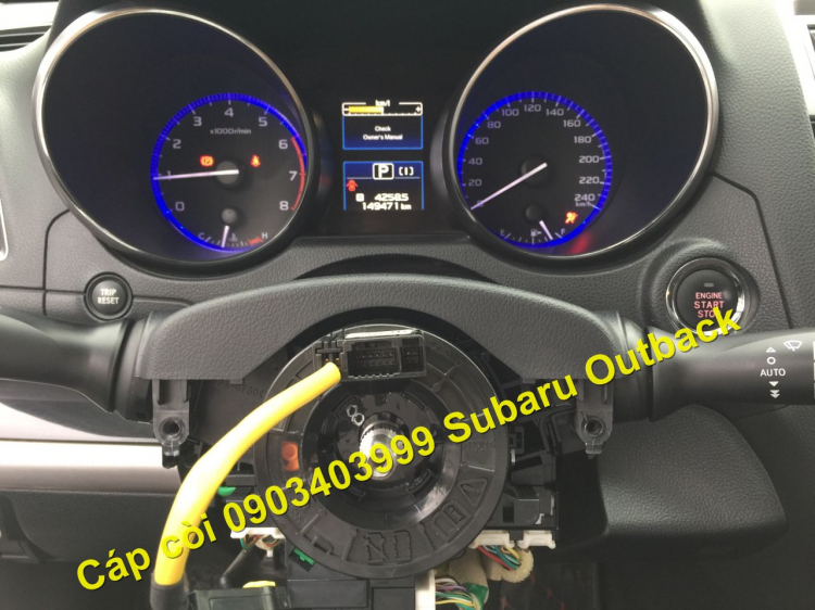 Bệnh đứt cáp còi vô lăng Subaru