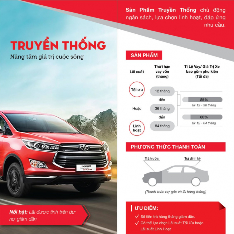 Sở hữu Toyota Rush dễ dàng hơn với gói vay từ công ty tài chính Toyota Việt Nam (TFSVN)