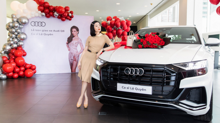 Ca sĩ Lệ Quyên là một trong những khách hàng đầu tiên sở hữu Audi Q8 chính hãng tại Việt Nam
