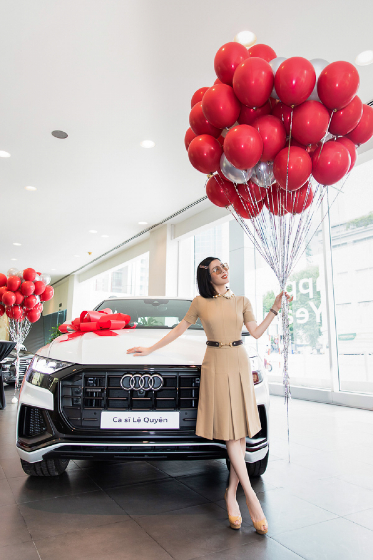 Ca sĩ Lệ Quyên là một trong những khách hàng đầu tiên sở hữu Audi Q8 chính hãng tại Việt Nam