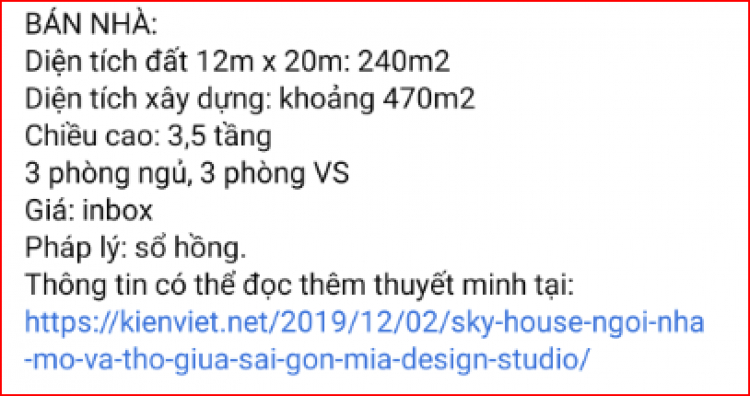 Sài Gòn: Có bác nào bị ngộp cần giải cứu BĐS không?