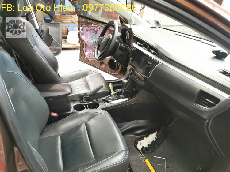 Toyota Altis 2021 Khai Xuân nâng cấp âm thanh Toyota Altis 2021 Khai Xuân nâng cấp âm thanh