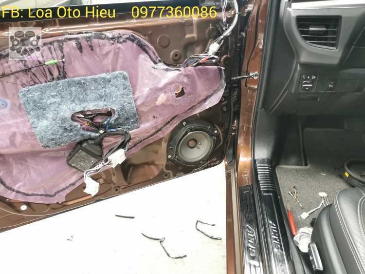 Toyota Altis 2021 Khai Xuân nâng cấp âm thanh Toyota Altis 2021 Khai Xuân nâng cấp âm thanh