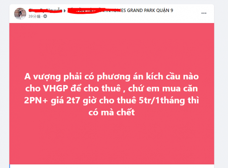 VINHOMES GRAND PARK QUẬN 9 LÀ CÁI “BẪY GẤU” CHO NHỮNG KHÁCH YÊU MÀU HỒNG!