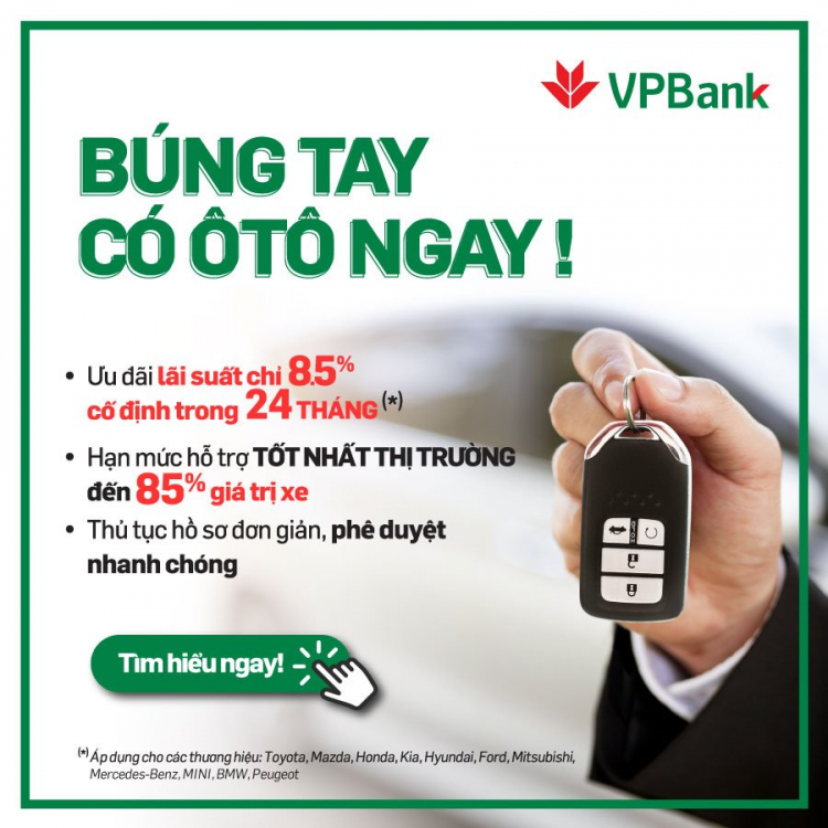 Em nhờ tư vấn về vay tiền để mua oto ạ!