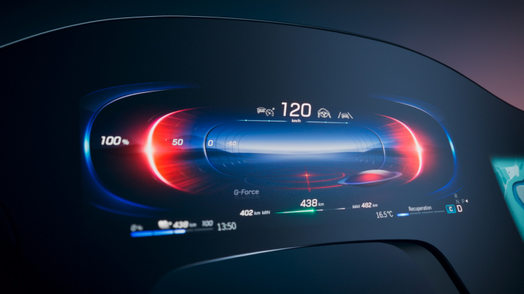Mercedes-Benz hé lộ “siêu màn hình” 56 inch trên flagship EQS sắp ra mắt