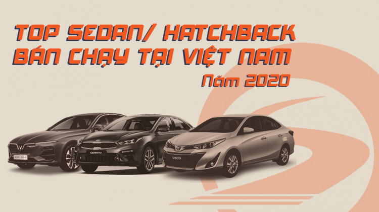 [Infographic] Top Sedan/Hatchback bán chạy tại Việt Nam năm 2020: VinFast Fadil và Lux A vươn lên mạnh mẽ