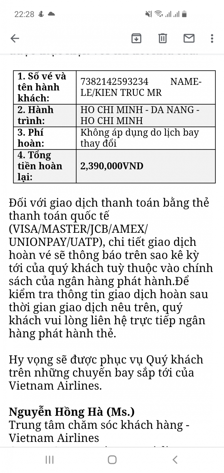 Chán cho Travel Voucher của VietnamAirline...