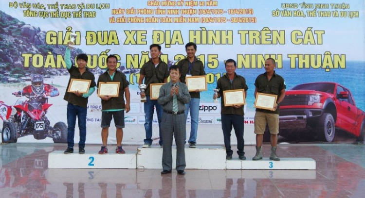 Tường thuật Giải Đua Xe Địa Hình Trên Cát Toàn Quốc Năm 2015