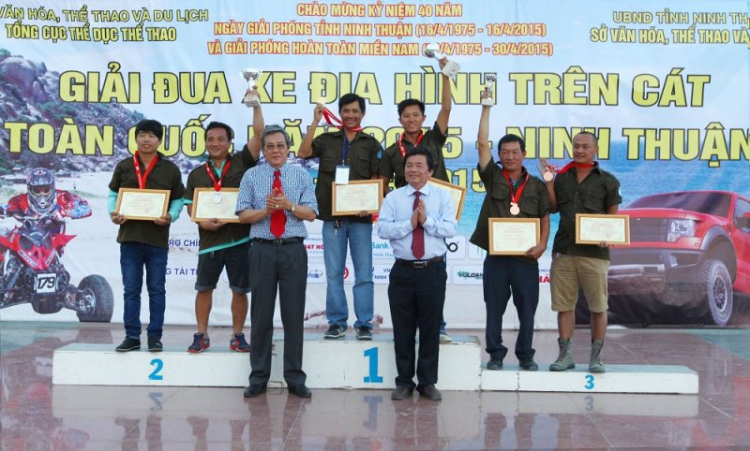 Tường thuật Giải Đua Xe Địa Hình Trên Cát Toàn Quốc Năm 2015