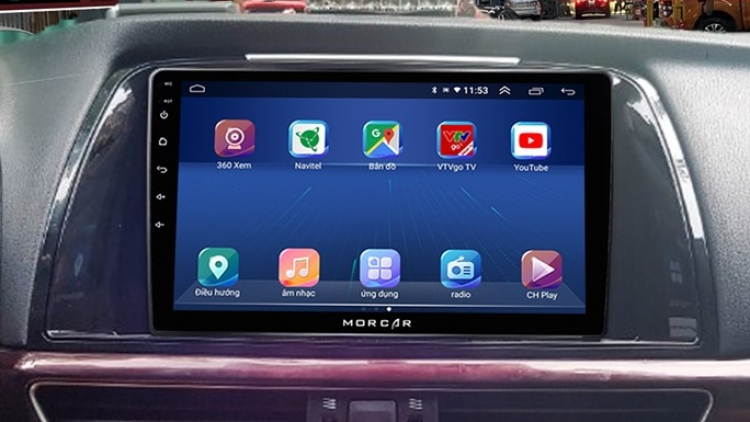 Tư vấn lắp màn hình Android cho Mazda6