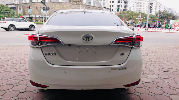 Vios 2019 Bản G màu trắng - Hà Nội - Giá hạt rẻ dịp sát tết