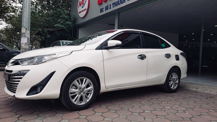 Vios 2019 Bản G màu trắng - Hà Nội - Giá hạt rẻ dịp sát tết