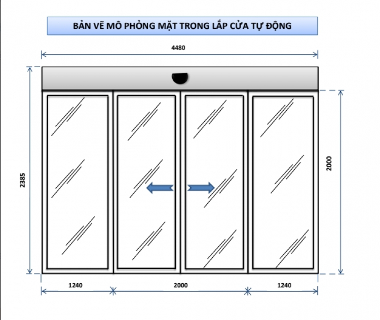 Cửa Tự Động KYK Chính Hãng.