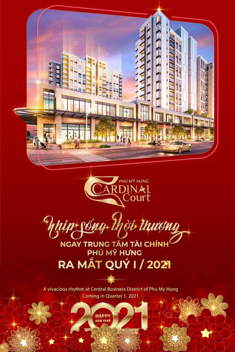 Cardinal Court - Dự án căn hộ mới tại trung tâm thương mại Phú Mỹ Hưng