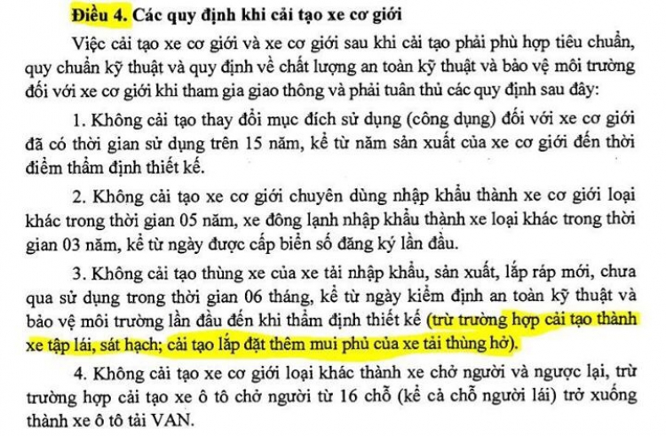 Em vừa đi đăng kiểm về và phải tháo bỏ cản sau