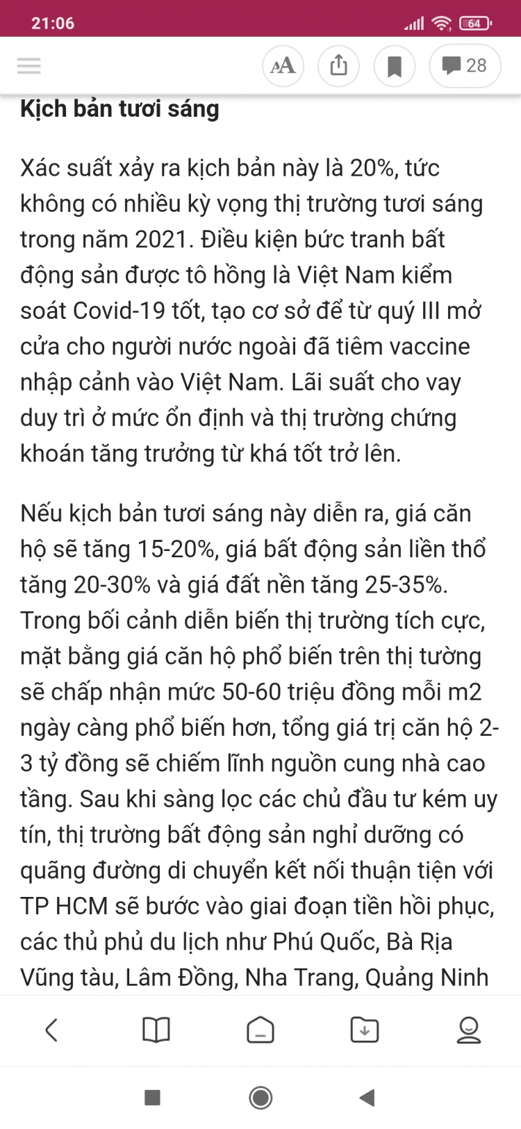 2021 có xảy ra bong bóng BĐS ???