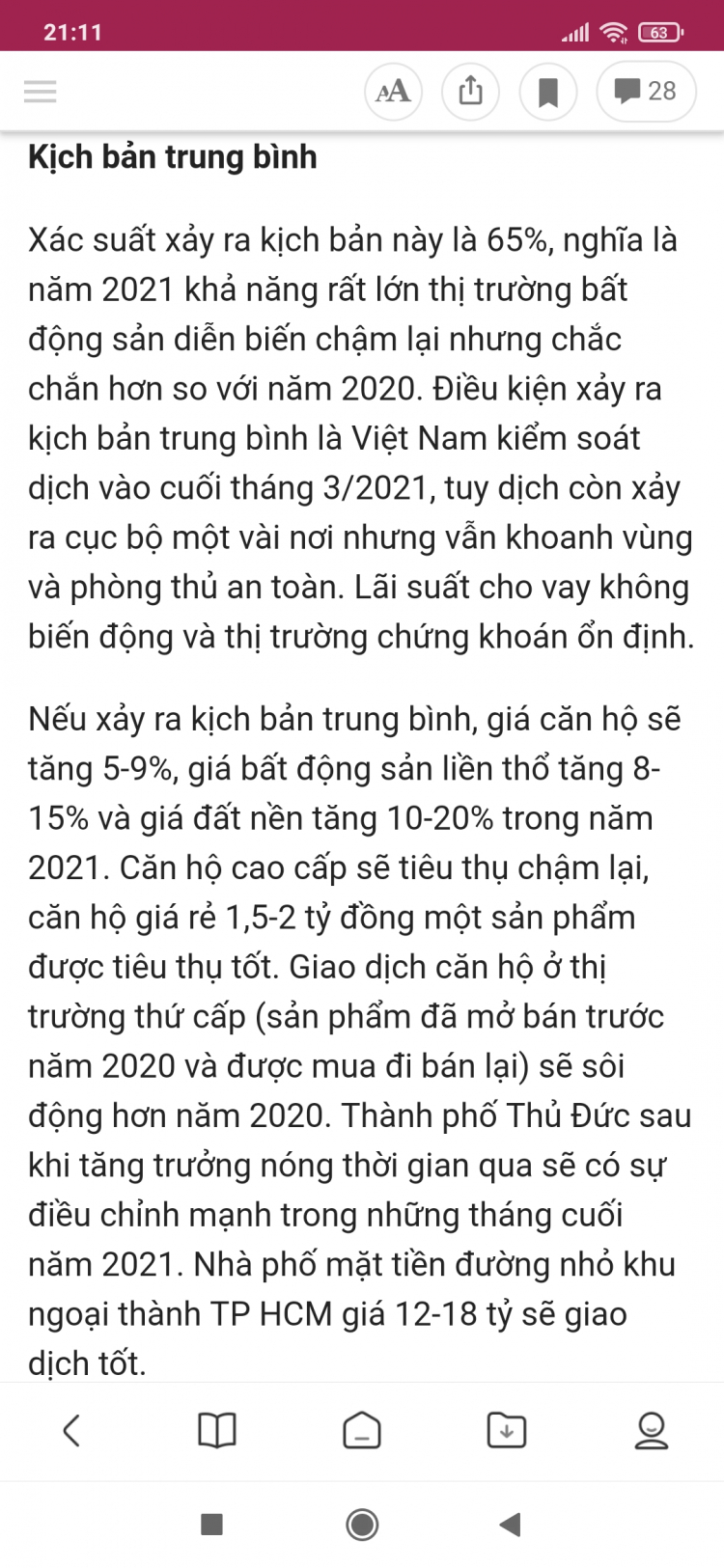 2021 có xảy ra bong bóng BĐS ???