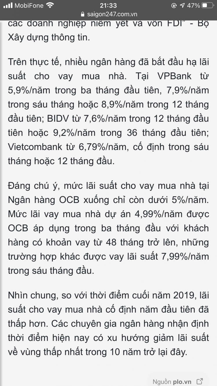 2021 có xảy ra bong bóng BĐS ???