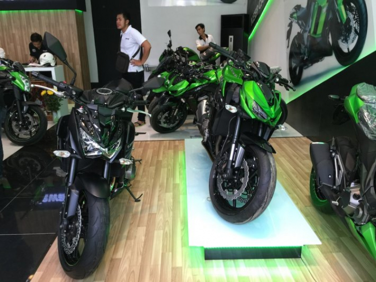 Lô xe Kawasaki chính hãng về đến Việt Nam