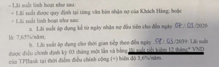 TPBANK viết hợp đồng như này có gọi là lập lờ đánh lận con đen không ạ?