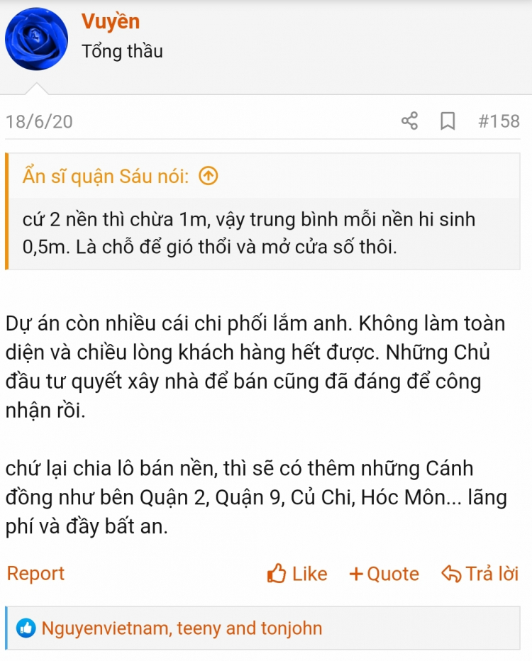 [BĐS] lên Thổ, chia Lô, bán Nền