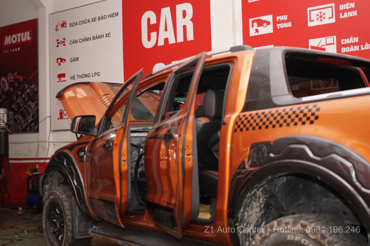 Chống ồn cho Ford Ranger Wildtrak 2016 Chống ồn cho Ford Ranger Wildtrak 2016