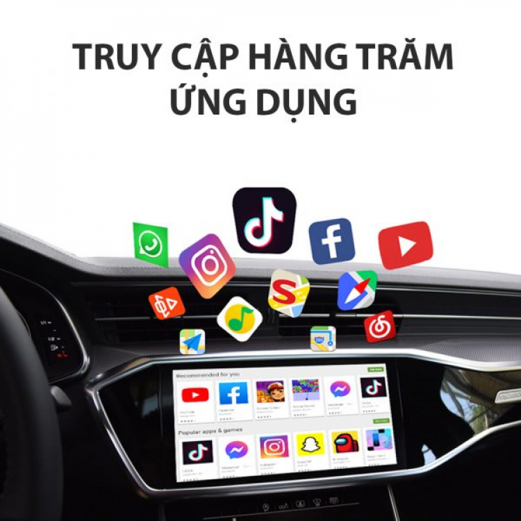 HiPro Smart AI Carplay - chuyển đổi màn hình Android không cần độ
