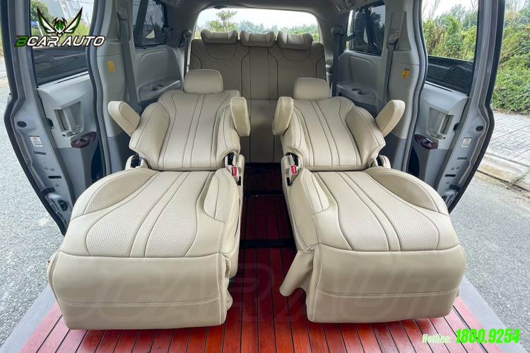 Độ ghế limousine cho Toyota Sienna, xe 7 chỗ