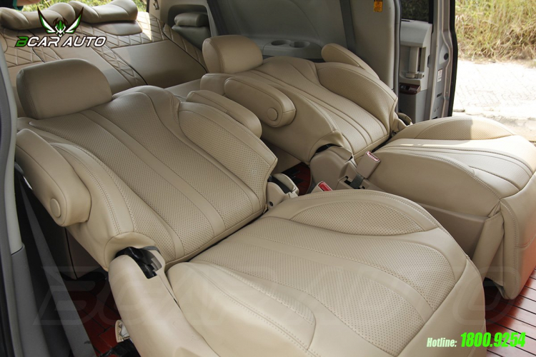 Độ ghế limousine cho Toyota Sienna, xe 7 chỗ Độ ghế limousine cho Toyota Sienna, xe 7 chỗ