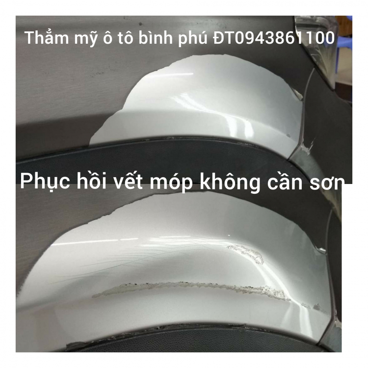 XE EM BỊ MÓP, LÕM, CÓ CÁCH NÀO XỬ LÝ