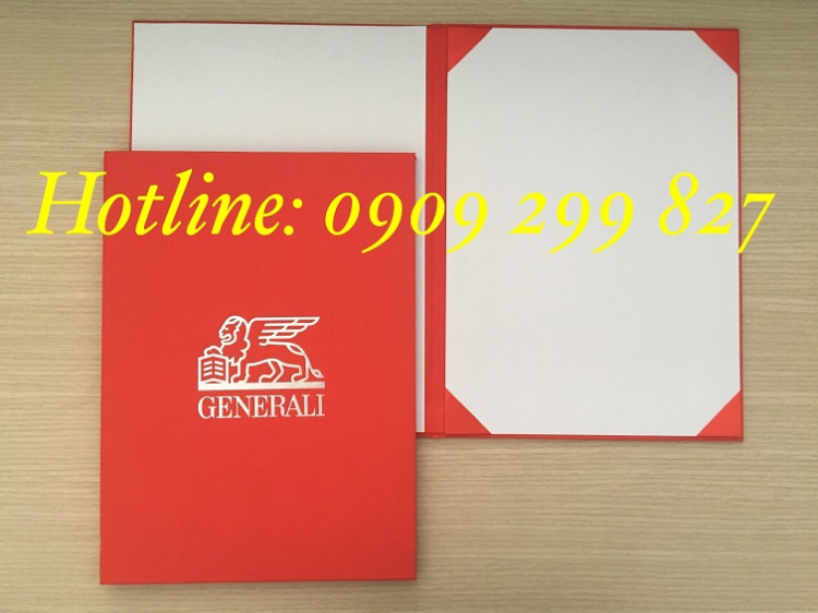 Nhận đặt bìa da kẹp chứng nhận, nơi làm bìa đựng chứng chỉ tốt nghiệp, sản xuất bìa da kẹp văn bằng,