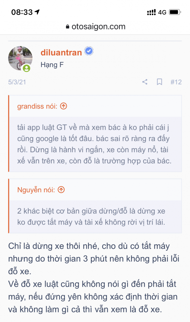 Tại sao Luật quy định khi dừng xe, không được tắt máy?