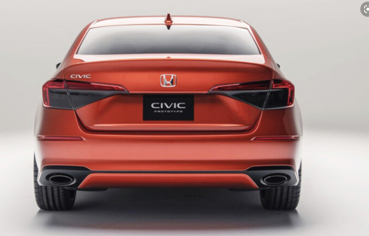 Honda Civic 2022 thế hệ mới xuất hiện trên đường phố: thiết kế tiếp tục gây tranh cãi
