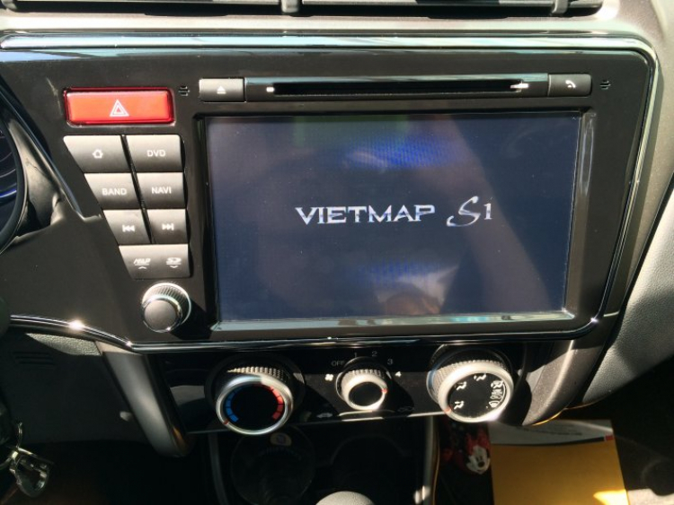 Mới lắp DVD cho honda city 2014