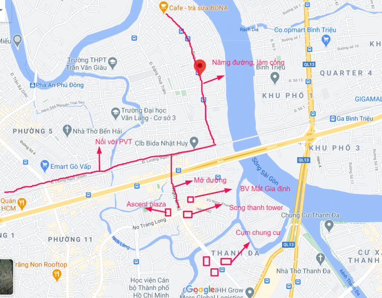 Đất Bình Lợi - Đặng Thùy Trâm Q Bình Thạnh sau khi mở đường liệu có sốt trở lại. Đất Bình Lợi - Đặng Thùy Trâm Q Bình Thạnh sau khi mở đường liệu có sốt trở lại.