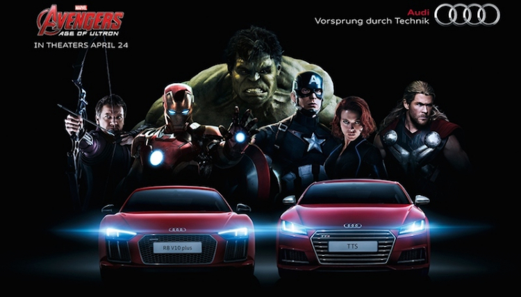 Audi đồng hành cùng "bom tấn" The Avengers: Đế chế Ultron
