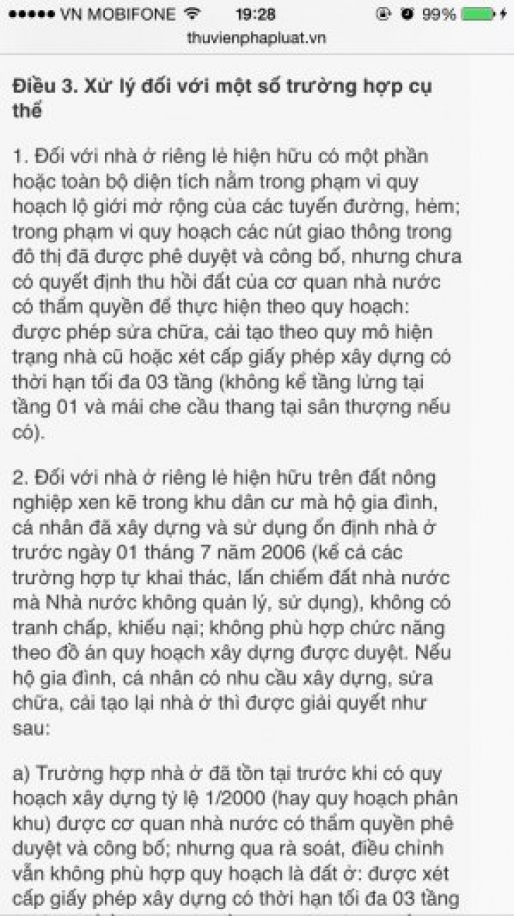 Quận 2: Nhà dính lộ giới hẻm có được xây dựng trong phần lộ giới không?