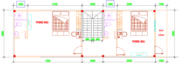 Nhờ tư vấn về diện tích nhà vệ sinh?