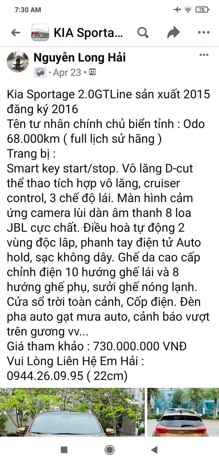 [Thảo Luận] Xe Hàn Kia Sportage sau 7 năm và 73.000 km