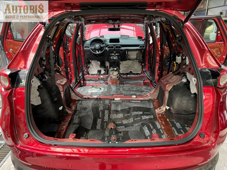 Cách âm cho xe hơi Mazda CX8 và nâng cấp hệ thống âm thanh cao cấp Focal - Made In France