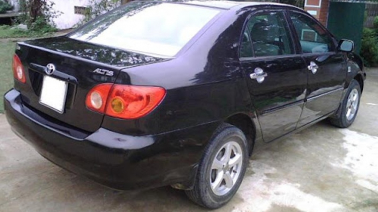 Tìm bộ mâm phù hợp cho xe Toyota Altis 2003