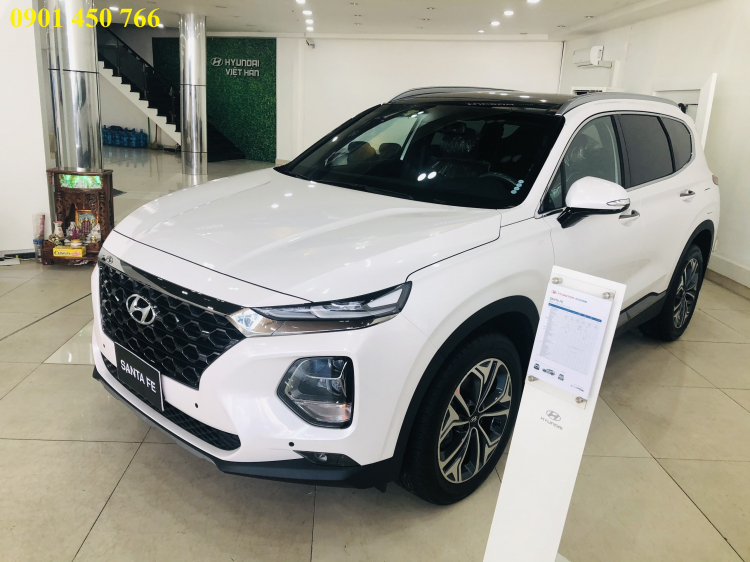 Hyundai Santafe Xăng Cao Cấp Tặng Phí Trước Bạ