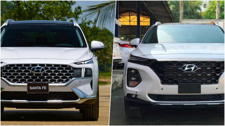 Chọn SantaFe 2021 bản xăng tiêu chuẩn mới hay xăng cao cấp bản cũ? Chọn SantaFe 2021 bản xăng tiêu chuẩn mới hay xăng cao cấp bản cũ?