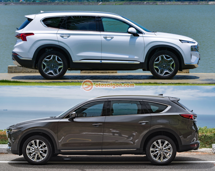  Rango de precios 1.200 millones, ¿elija Hyundai SantaFe 2.5 Premium Gasoline o Mazda CX-8 2.5 Premium AWD?  |  Noticias |  Otosaigón