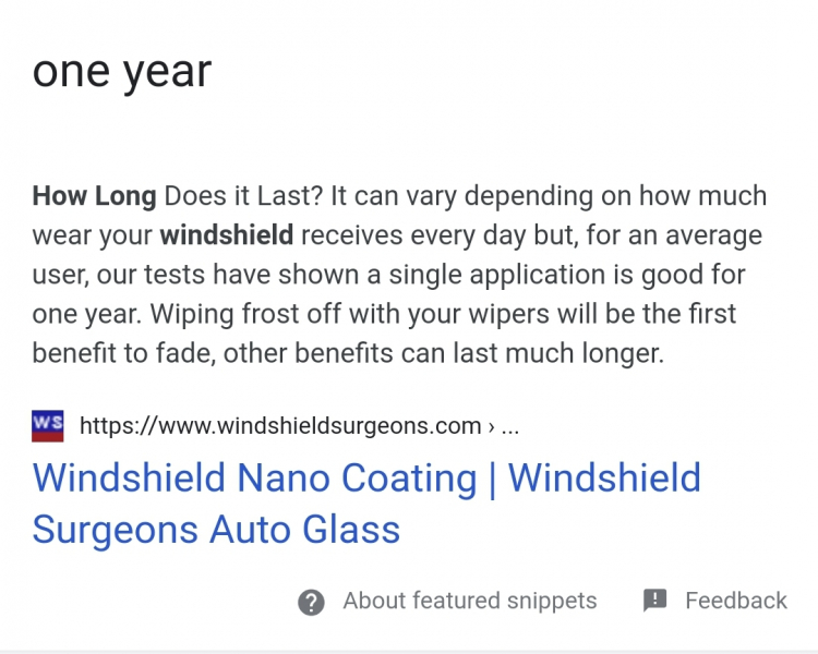 Windshield Nano Coating  Windshield Surgeons Auto Glass