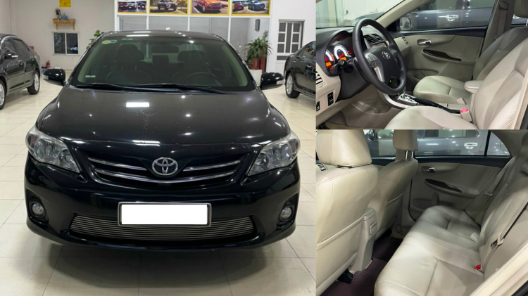 Sau gần 10 năm, Toyota Corolla Altis 1.8G vẫn có giá bán lại hơn 500 triệu đồng