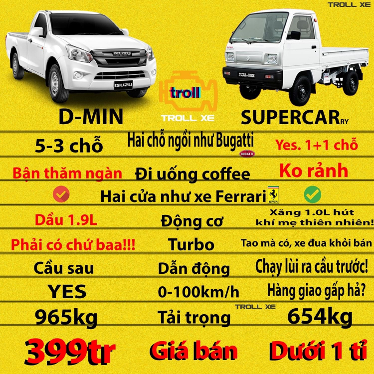 Isuzu D-Max cabin đơn được bán tại Việt Nam: Bán tải “cày bừa” giá chưa đến 400 triệu Isuzu D-Max cabin đơn được bán tại Việt Nam: Bán tải “cày bừa” giá chưa đến 400 triệu