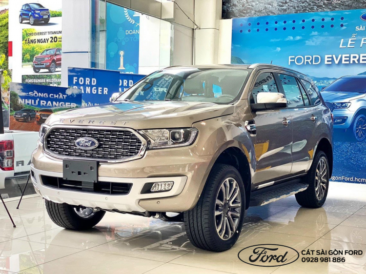 LÁI THỬ FORD EVEREST TRONG T6-T7/2021
