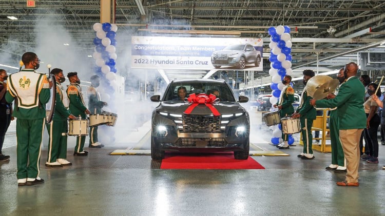 Bán tải Hyundai Santa Cruz chính thức đi vào sản xuất, sắp đến tay khách hàng